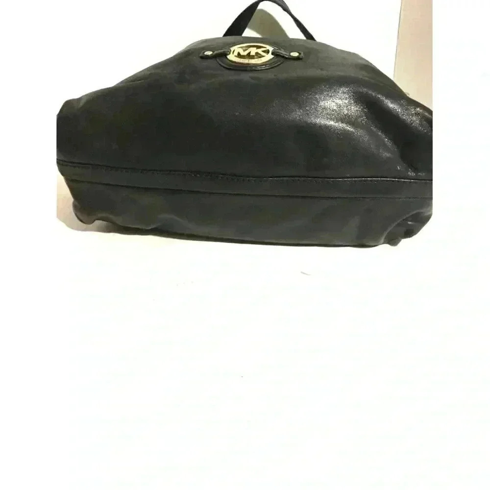 Michael kors black leather hobo handbag - Picture 6 of 11